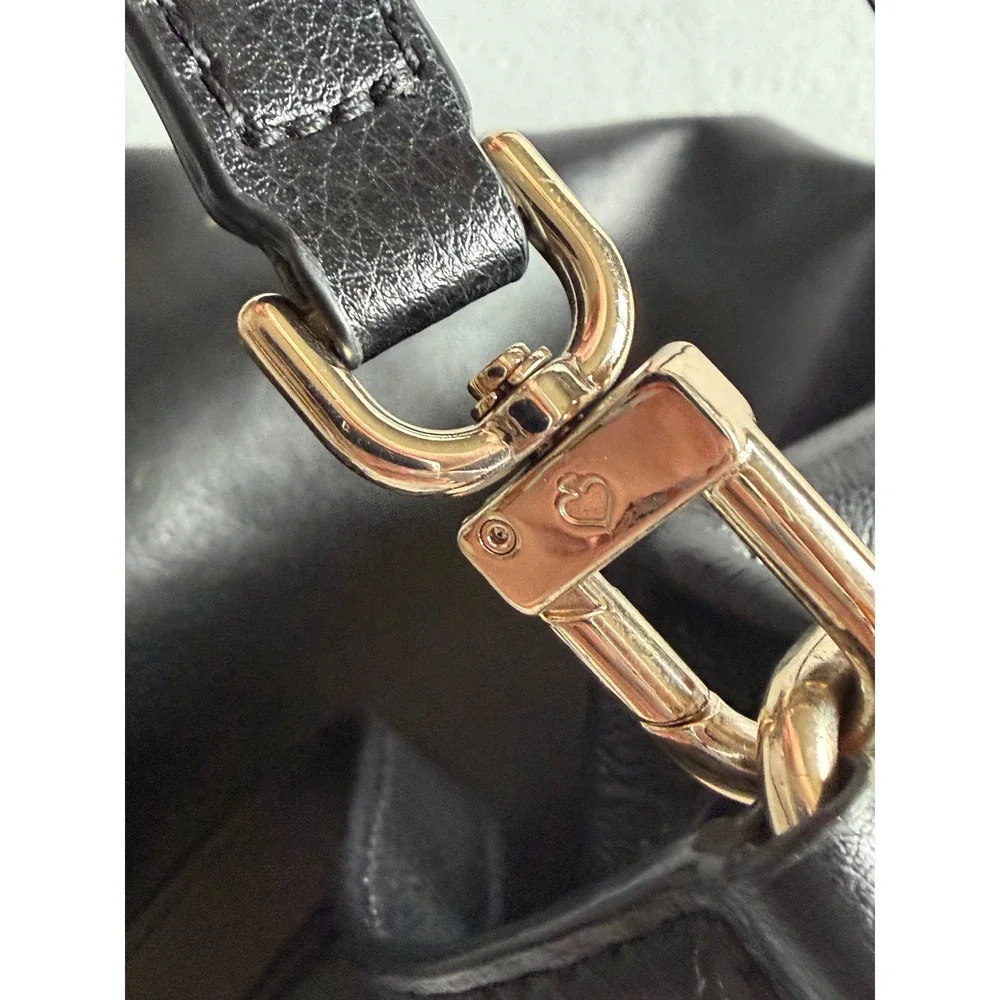 Kate Spade New York Black Pebbled Leather Crossbody Bag Gold Hardware - Picture 5 of 10